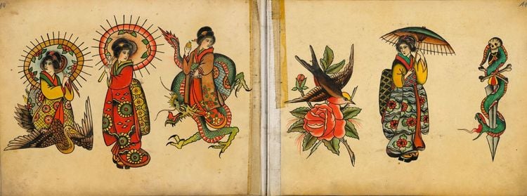 Produktbild: Christian Warlich. Tattoo Flash Book (dt./engl.)