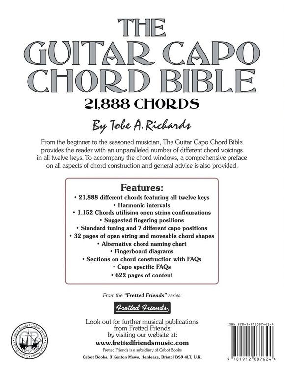 Produktbild: The Guitar Capo Chord Bible