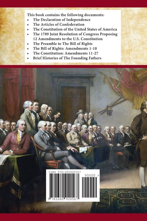 Produktbild: The Declaration Of Independence, United States Constitution, Bill Of Rights & Amendments