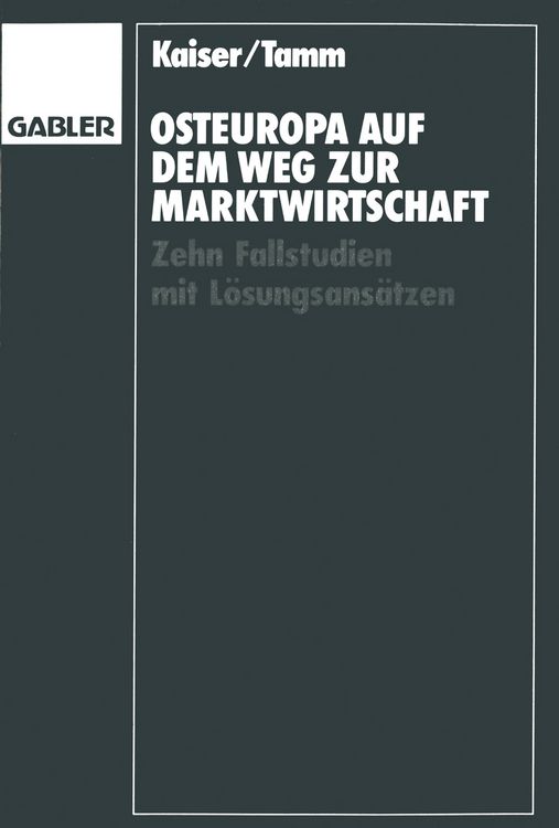 Produktbild: Osteuropa auf dem Weg zur Marktwirtschaft