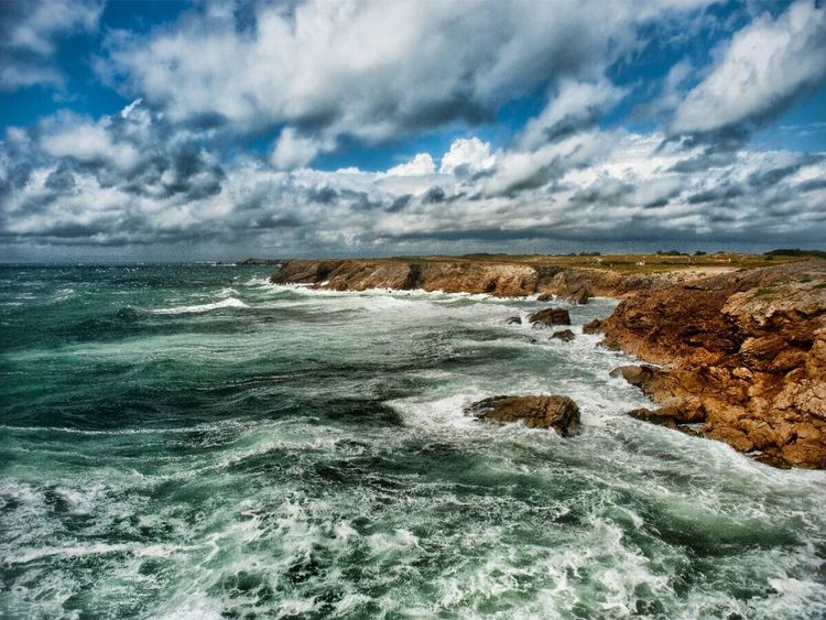 Produktbild: CALVENDO Puzzle An der C&ocirc;te Sauvage | 1000 Teile Lege-Gr&ouml;&szlig;e 64x48cm Foto-Puzzle f&uuml;r gl&uuml;ckliche Stunden
