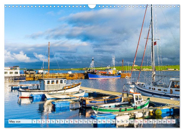 Produktbild: Scotland's Northern Isles - The Orkney and Shetland Islands (Wall Calendar 2026 DIN A3 landscape), CALVENDO 12 Month Wall Calendar