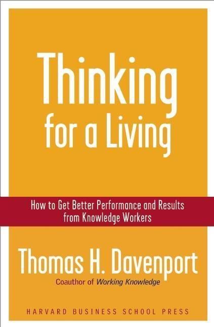 Produktbild: Thinking for a Living