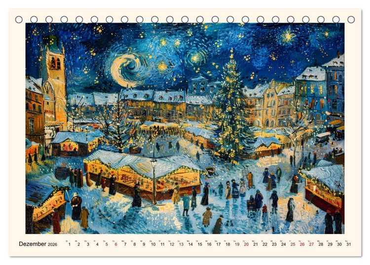 Produktbild: Vincents Jahr (Tischkalender 2026 DIN A5 quer), CALVENDO Monatskalender