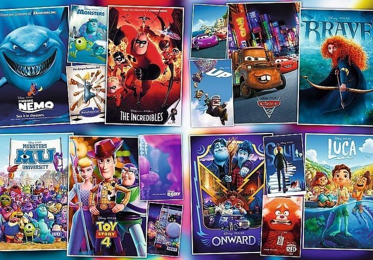 Produktbild: UFT Puzzle 6000 - Disney / Pixar Animationsgalerie