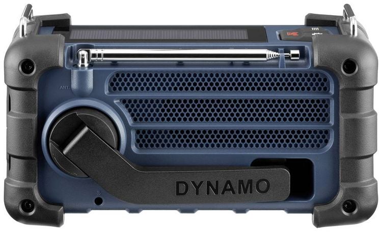Produktbild: Sangean MMR-99 DAB+ Blue Outdoorradio DAB+, DAB, UKW Notfallradio, Bluetooth&reg; Solarpanel, spritzwassergesch&uuml;tzt, staubdicht, Taschenlampe Blau