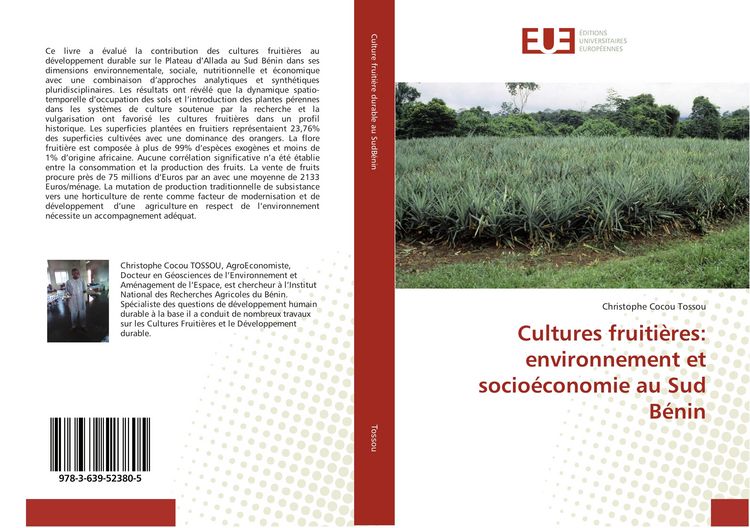Produktbild: Cultures fruiti&egrave;res: environnement et socio&eacute;conomie au Sud B&eacute;nin