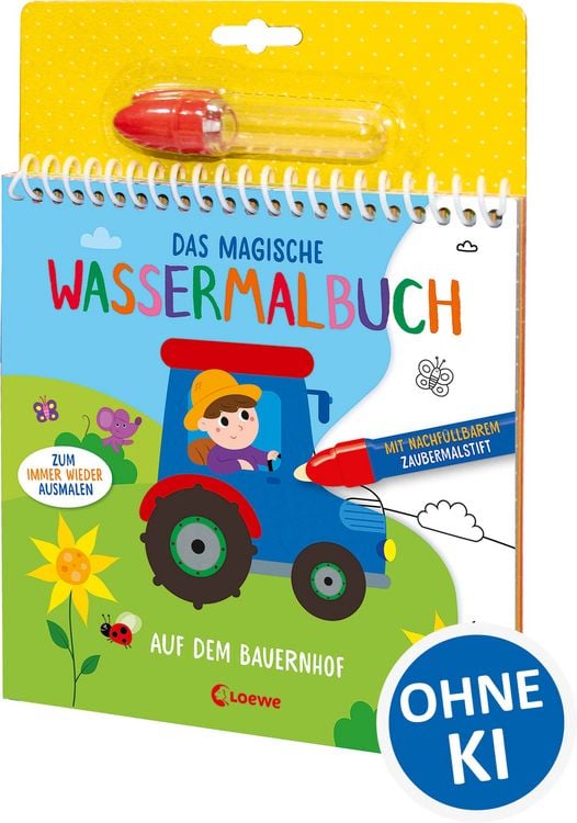 Produktbild: Das magische Wassermalbuch - Auf dem Bauernhof
