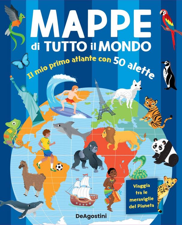 Produktbild: Mappe di tutto il mondo. Il mio primo atlante con 50 alette