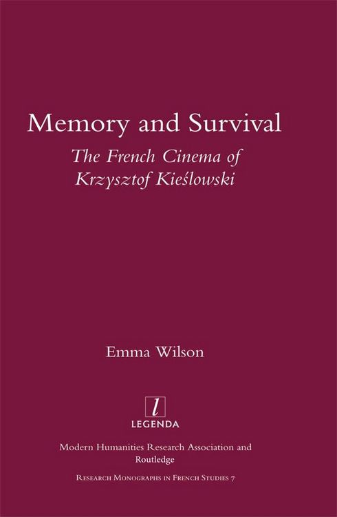Produktbild: Memory and Survival the French Cinema of Krzysztof Kieslowski