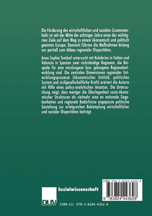Produktbild: Regionale Entwicklungsprozesse in S&uuml;deuropa