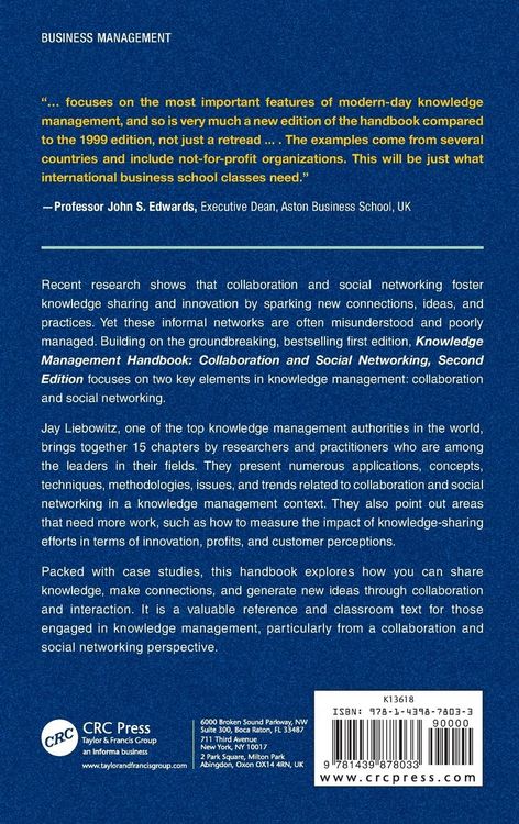Produktbild: Knowledge Management Handbook
