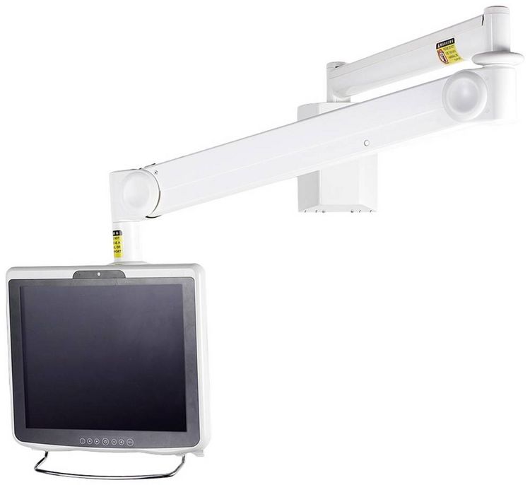 Produktbild: Neomounts FPMA-HAW100 Medical Monitor-Wandhalterung 1 Display(s) 25,4 cm (10") - 61 cm (24") Wei&szlig; H&ouml;henverstellbar, Neigbar, Schwenkbar, Ausziehbar