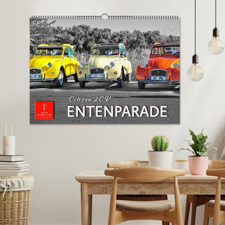Produktbild: Citro&euml;n 2CV - Entenparade (Wandkalender 2026 DIN A2 quer), CALVENDO Monatskalender