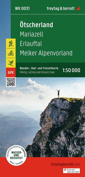 Produktbild: freytag & berndt Wanderkarte WK 0031 &Ouml;tscherland, Mariazell - Erlauftal - Melker Alpenvorland 1:50.000
