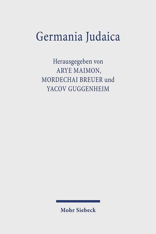 Produktbild: Germania Judaica / 1350-1519