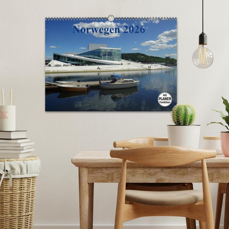 Produktbild: Norwegen und seine Sch&ouml;nheiten 2026 (Wandkalender 2026 DIN A3 quer), CALVENDO Monatskalender