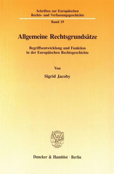 Produktbild: Allgemeine Rechtsgrunds&auml;tze.
