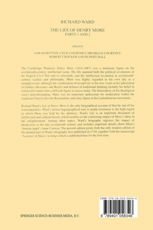 Produktbild: The Life of Henry More
