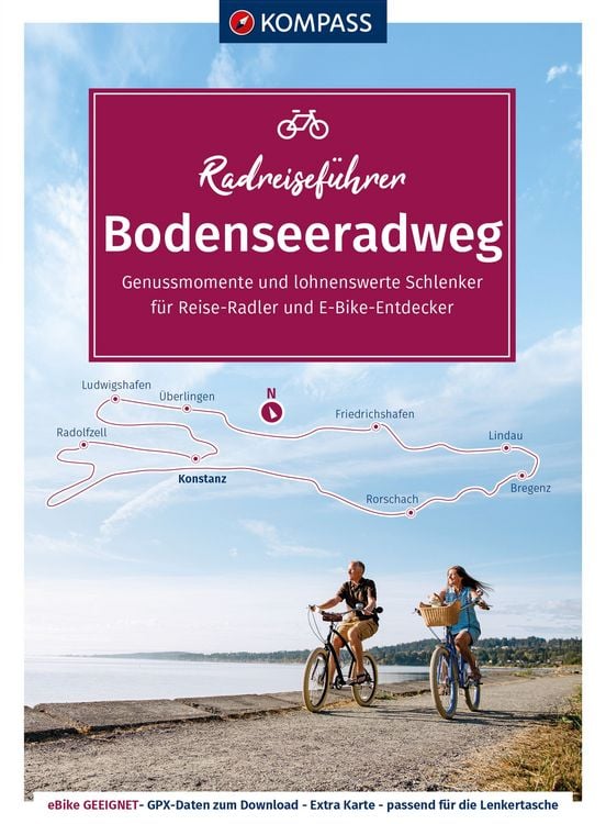 Produktbild: KOMPASS Radreiseführer Bodenseeradweg