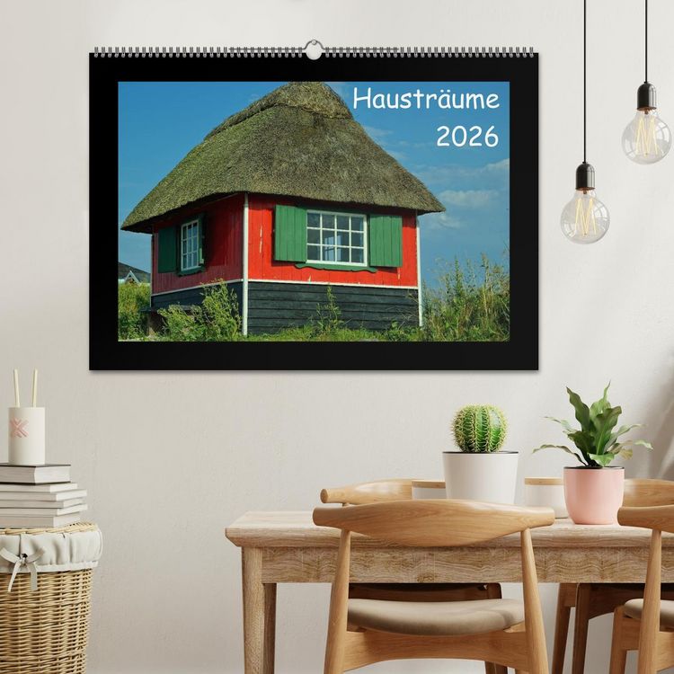 Produktbild: Haustr&auml;ume 2026 (Wandkalender 2026 DIN A2 quer), CALVENDO Monatskalender