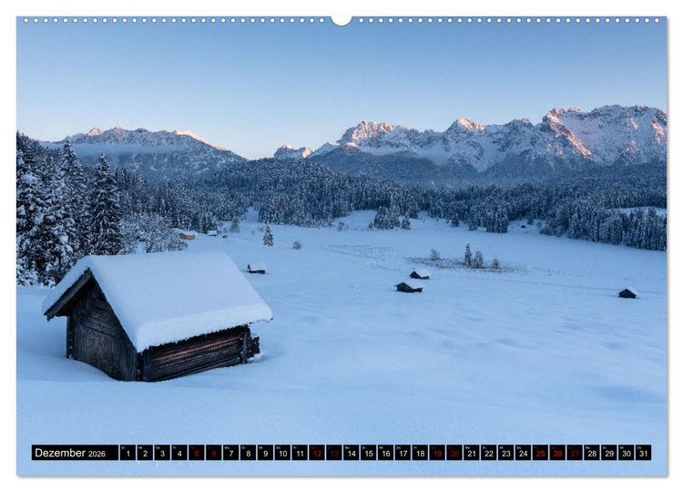 Produktbild: Wunderlandschaften (hochwertiger Premium Wandkalender 2026 DIN A2 quer), Kunstdruck in Hochglanz