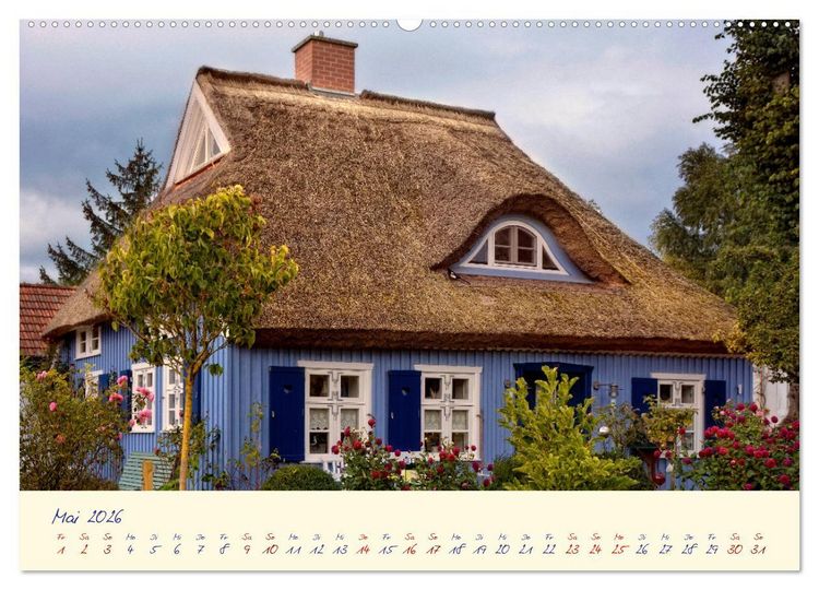 Produktbild: OSTSEEGL&Uuml;CK - Gl&uuml;cksmomente auf dem Dar&szlig; (Wandkalender 2026 DIN A2 quer), CALVENDO Monatskalender