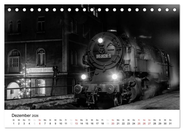 Produktbild: Dampfloks in der DDR (Tischkalender 2026 DIN A5 quer), CALVENDO Monatskalender