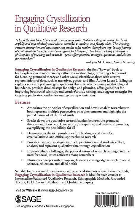 Produktbild: Engaging Crystallization in Qualitative Research