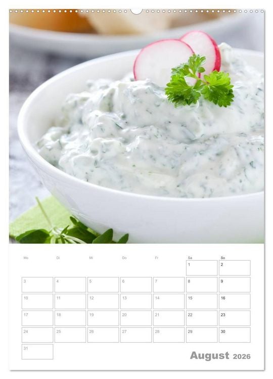 Produktbild: Vegetarisch durch das Jahr / Planer (hochwertiger Premium Wandkalender 2026 DIN A2 hoch), Kunstdruck in Hochglanz