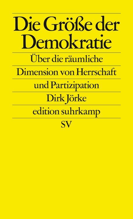 Produktbild: Die Gr&ouml;&szlig;e der Demokratie