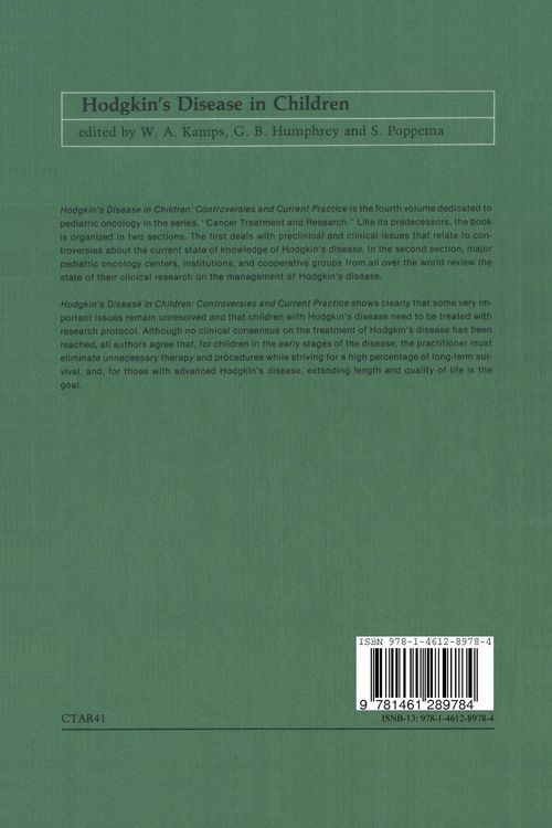 Produktbild: Hodgkin&rsquo;s Disease in Children