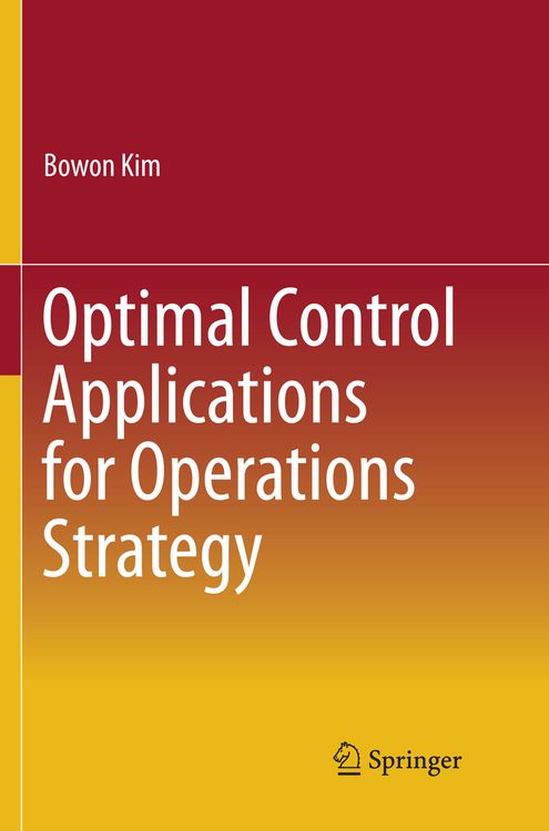 Produktbild: Optimal Control Applications for Operations Strategy