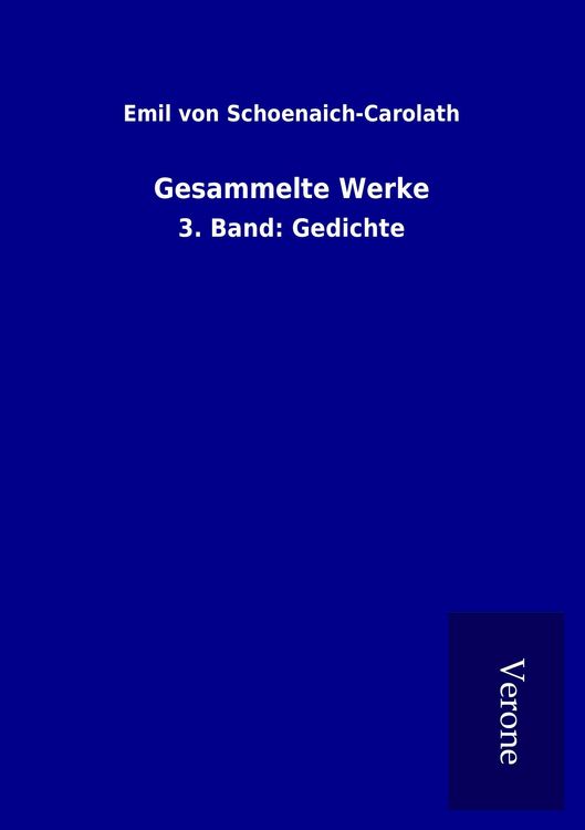 Produktbild: Gesammelte Werke