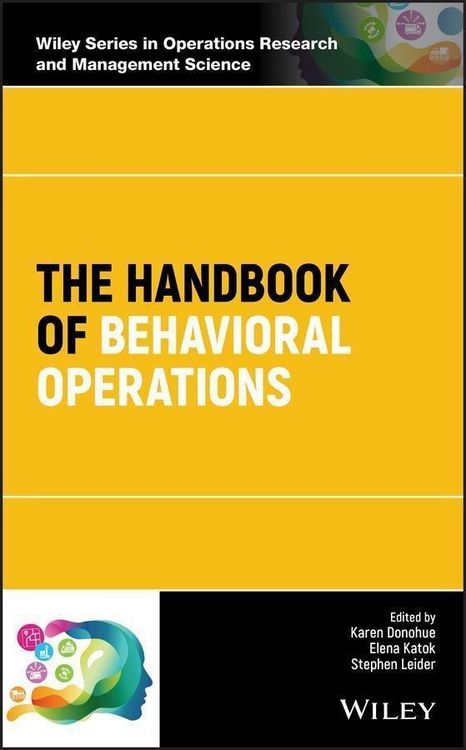 Produktbild: The Handbook of Behavioral Operations