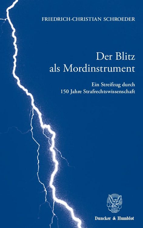 Produktbild: Der Blitz als Mordinstrument.