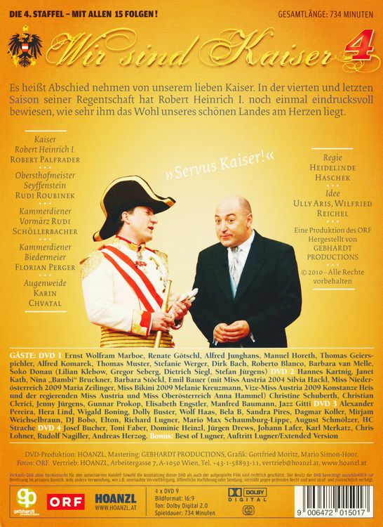 Produktbild: Wir sind Kaiser - Staffel 4 [4 DVDs]
