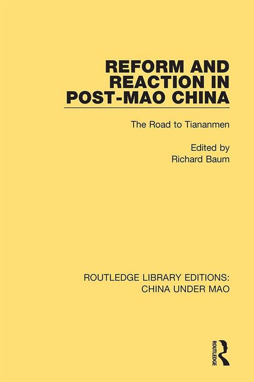Produktbild: Reform and Reaction in Post-Mao China