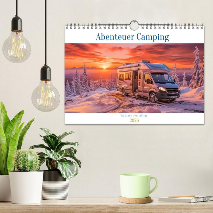 Produktbild: Abenteuer Camping (Wandkalender 2026 DIN A4 quer), CALVENDO Monatskalender