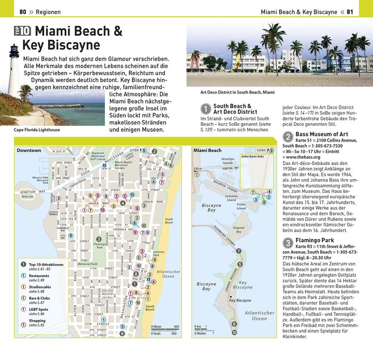 Produktbild: Top 10 Reisef&uuml;hrer Miami&Keys