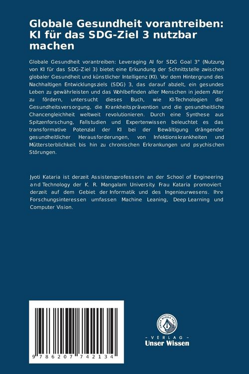 Produktbild: Globale Gesundheit vorantreiben: KI f&uuml;r das SDG-Ziel 3 nutzbar machen