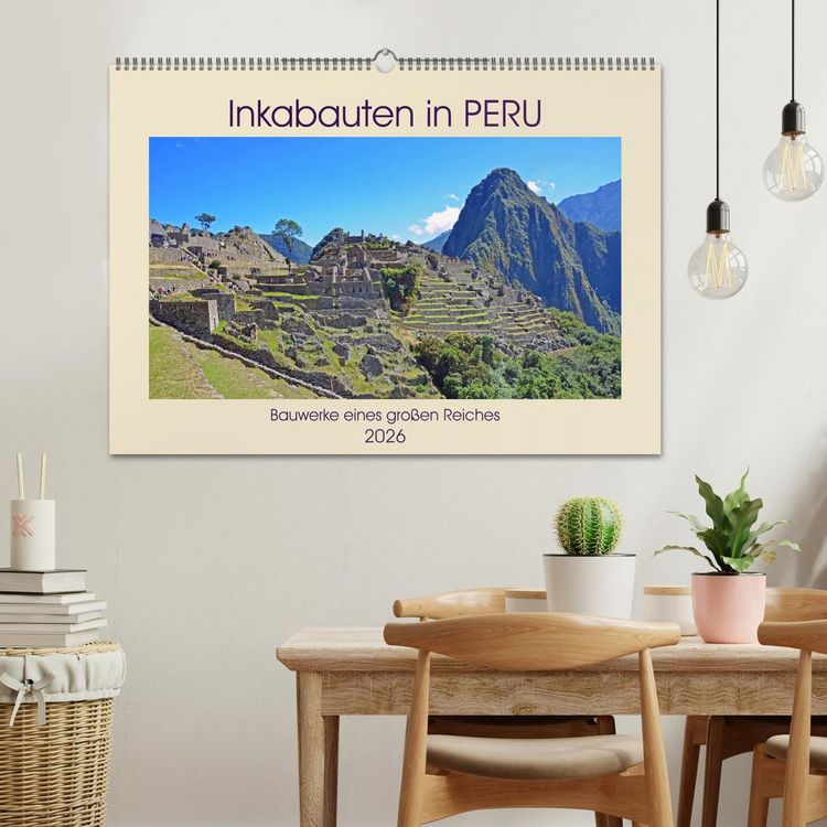 Produktbild: Inkabauten in PERU, Bauwerke eines gro&szlig;en Reiches (Wandkalender 2026 DIN A2 quer), CALVENDO Monatskalender