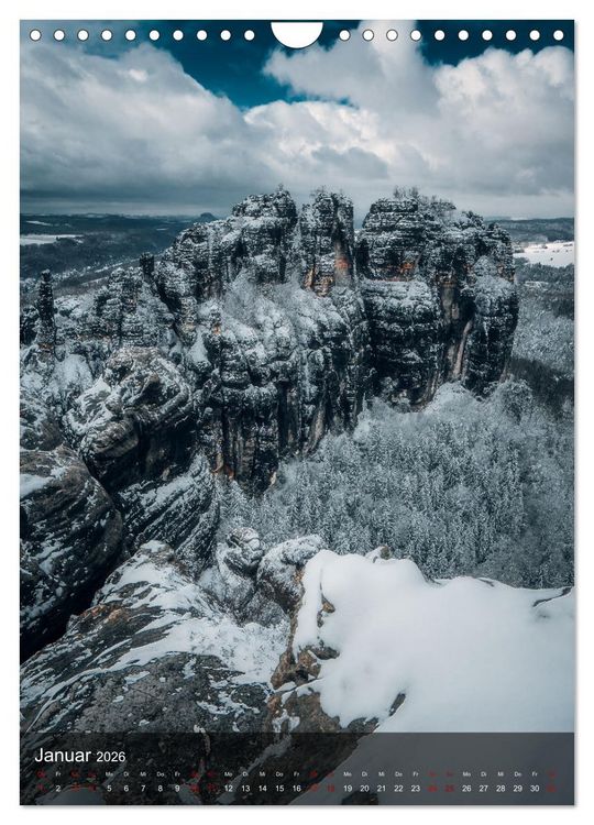 Produktbild: Reise durch die S&auml;chsische Schweiz (Wandkalender 2026 DIN A4 hoch), CALVENDO Monatskalender
