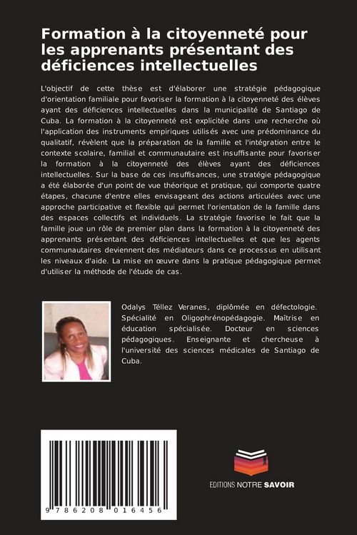 Produktbild: Formation &agrave; la citoyennet&eacute; pour les apprenants pr&eacute;sentant des d&eacute;ficiences intellectuelles