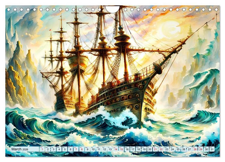 Produktbild: Sail of eternity (Wall Calendar 2026 DIN A4 landscape), CALVENDO 12 Month Wall Calendar