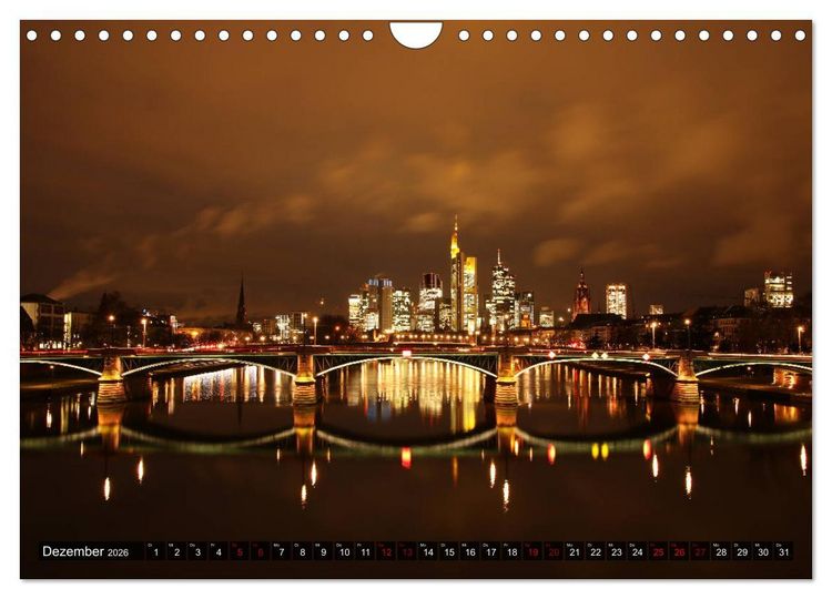 Produktbild: Main Frankfurt (Wandkalender 2026 DIN A4 quer), CALVENDO Monatskalender