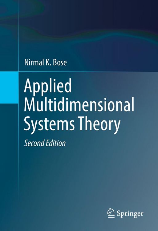 Produktbild: Applied Multidimensional Systems Theory