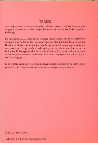 Produktbild: Treize nouvelles fribourgeoises