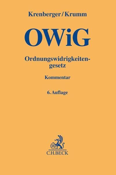 Produktbild: Ordnungswidrigkeitengesetz