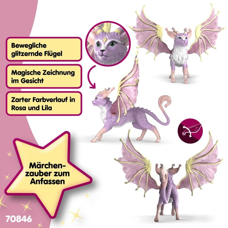 Produktbild: schleich&reg; 70846 Gefl&uuml;gelter Katzendrache